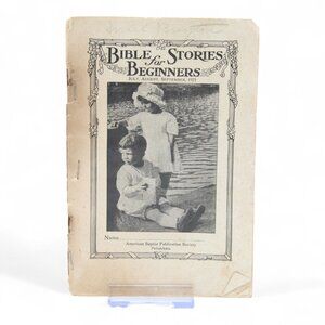 Bible Stories For Beginners July-Aug-Sept 1921 Booklet
